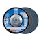 Pferd 7" x 5/8-11 Thd. POLIFAN Flap Disc - Z SG POWER STEELOX, Zirconia, 40 Grit, Flat 62288 - alternate 1